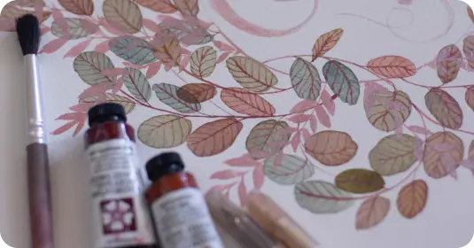 Занятия творчеством в доме престарелых